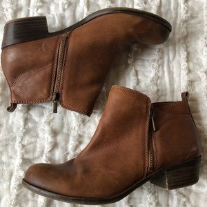 lucky brand basel bootie java